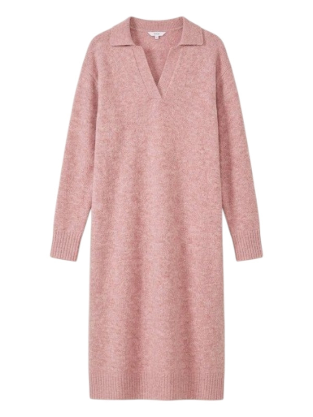 Stitch Drop. Cozy Pink Collared V-Neck Sweater Dress. Size XL. NWT.